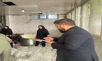 توزیع غذای نذری در ظهر تاسوعا در بیمارستان امام سجاد (ع) شهریار