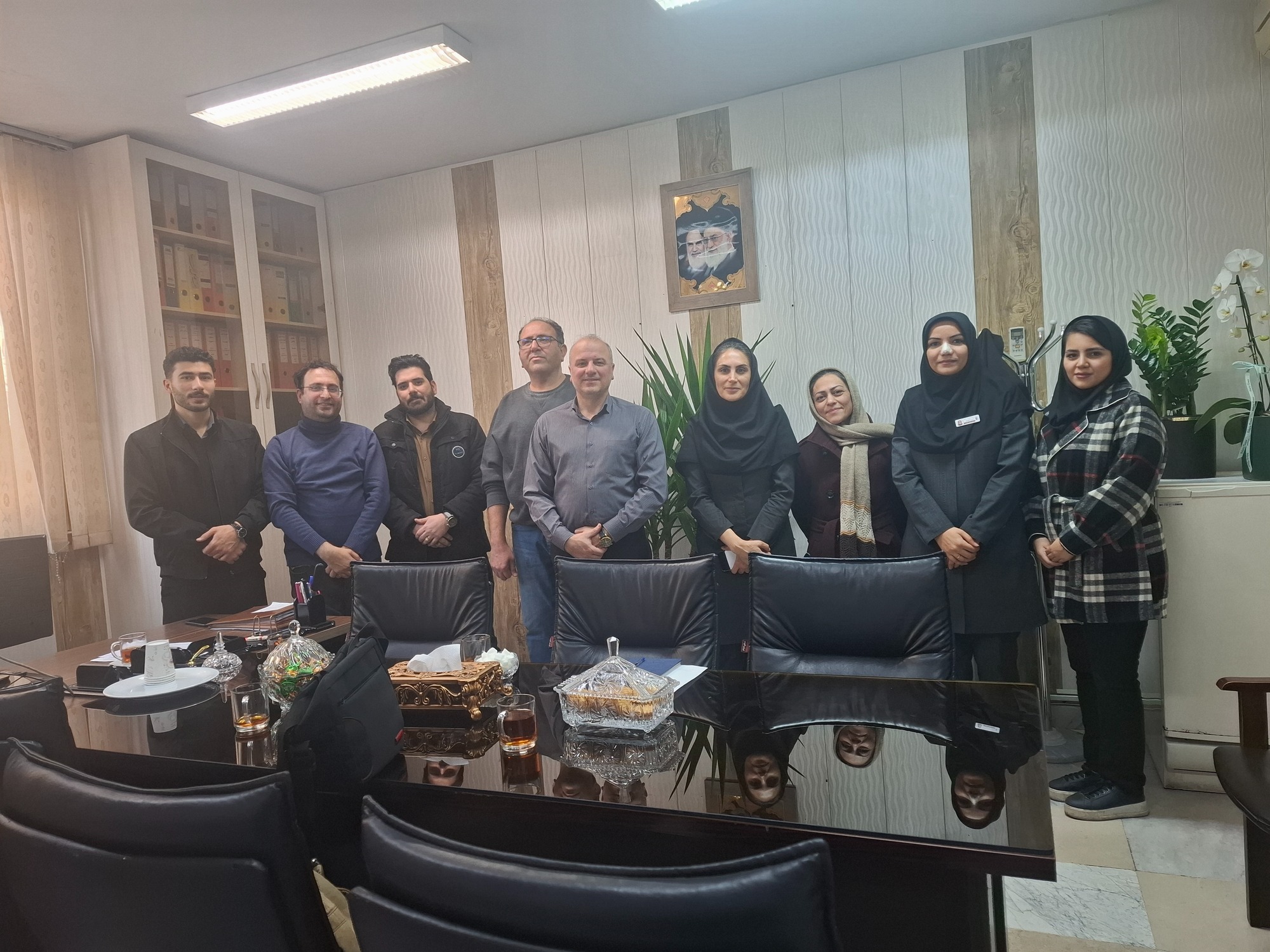 نشست صمیمانه مدیریت بیمارستان با پرسنل پذیرش 