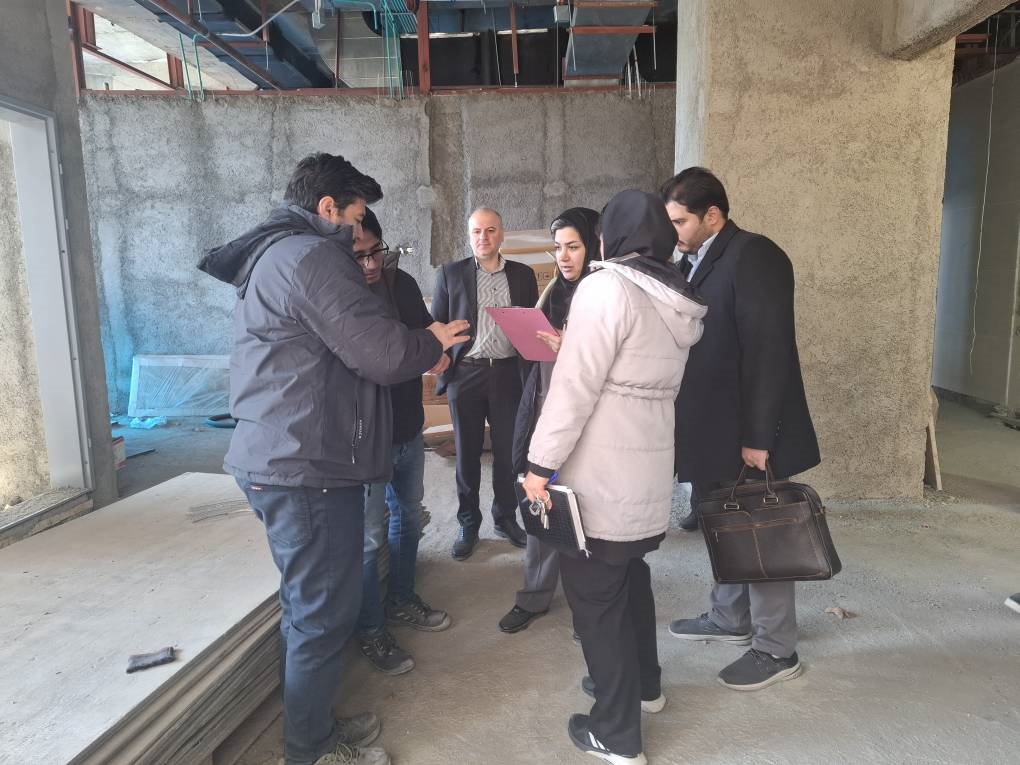 بازدید کارشناسان تجهیزات پزشکی معاونت درمان از پروژه در حال احداث بیمارستان امام سجاد(ع) شهریار