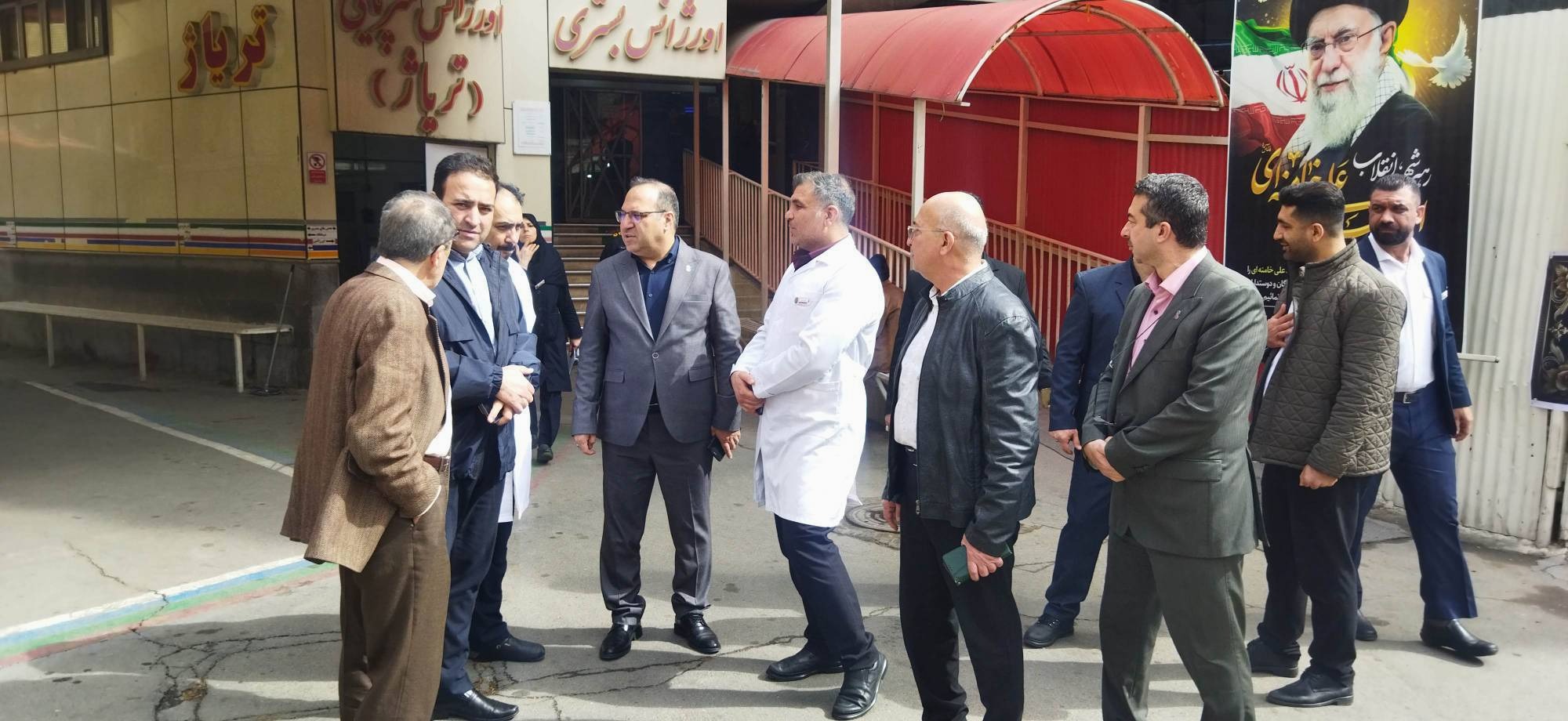 بازدید نوروزی آقای دکتر توکلی و هیئت همراه از بیمارستان امام سجاد(ع) شهریار